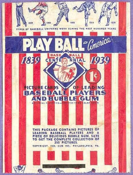 1939 Play Ball